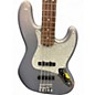 Used Fender Player Jazz Bass Metallic Silver Electric Bass Guitar