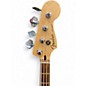 Used Fender Player Jazz Bass Metallic Silver Electric Bass Guitar