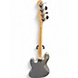 Used Fender Player Jazz Bass Metallic Silver Electric Bass Guitar