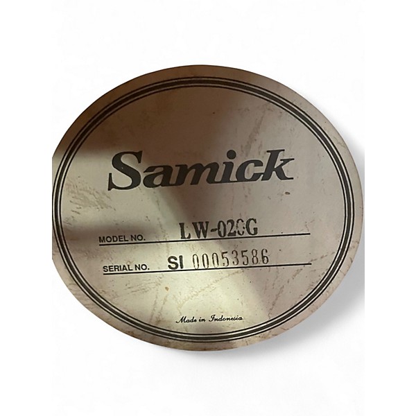 Used Samick LW-020 G Natural Acoustic Guitar