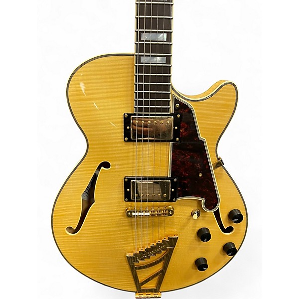 Used D'Angelico EX-SS Blonde Hollow Body Electric Guitar