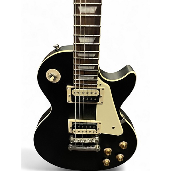 Used Epiphone Les Paul Traditional Pro IV Black Solid Body Electric Guitar