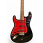Used 1990s Fender Standard Stratocaster Left Handed Black Electric Guitar