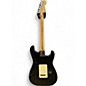 Used 1990s Fender Standard Stratocaster Left Handed Black Electric Guitar