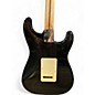 Used 1990s Fender Standard Stratocaster Left Handed Black Electric Guitar
