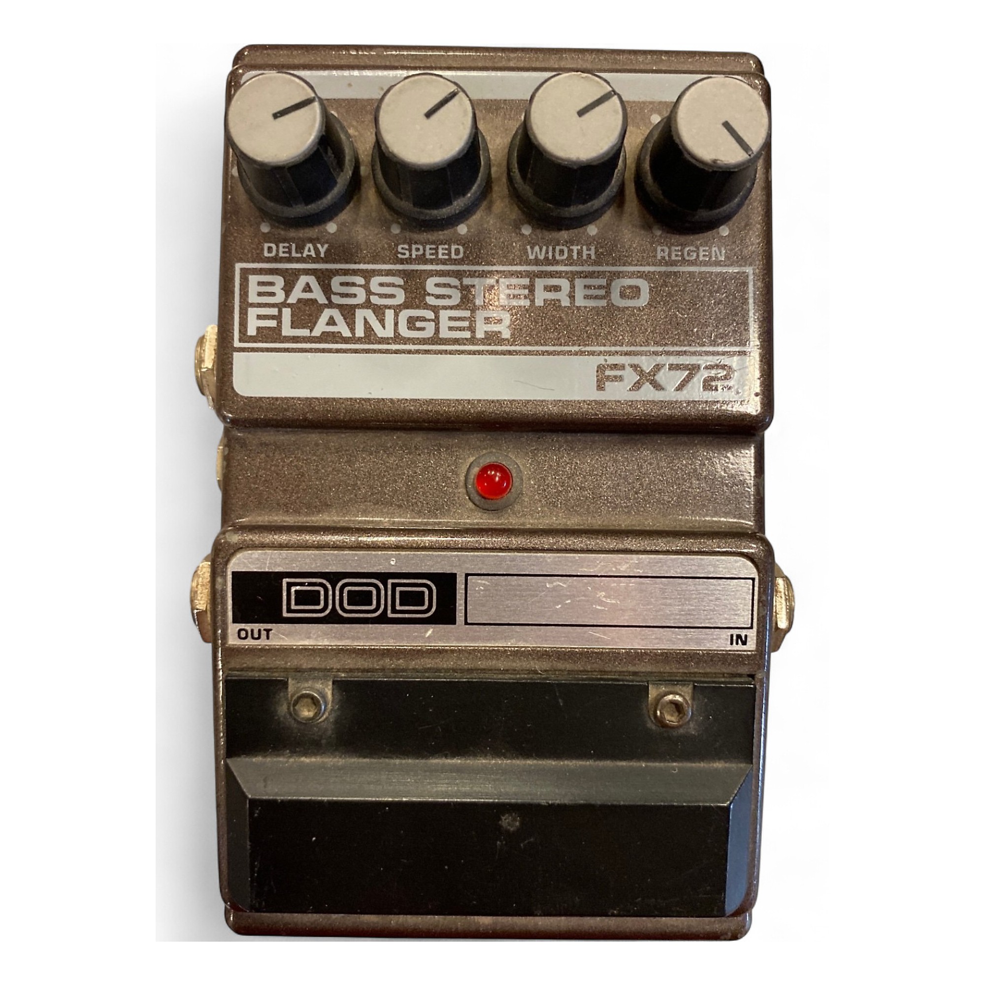 Used DOD FX72 BASS STEREO FLANGER Bass Effect Pedal | Guitar Center
