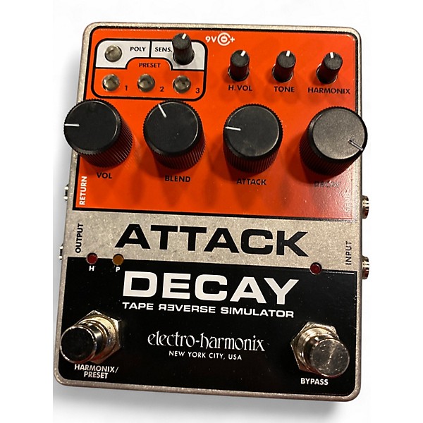 Used Electro-Harmonix ATTACK DECAY Effect Processor
