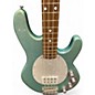 Used Sterling by Music Man Ray34 Blue Electric Bass Guitar