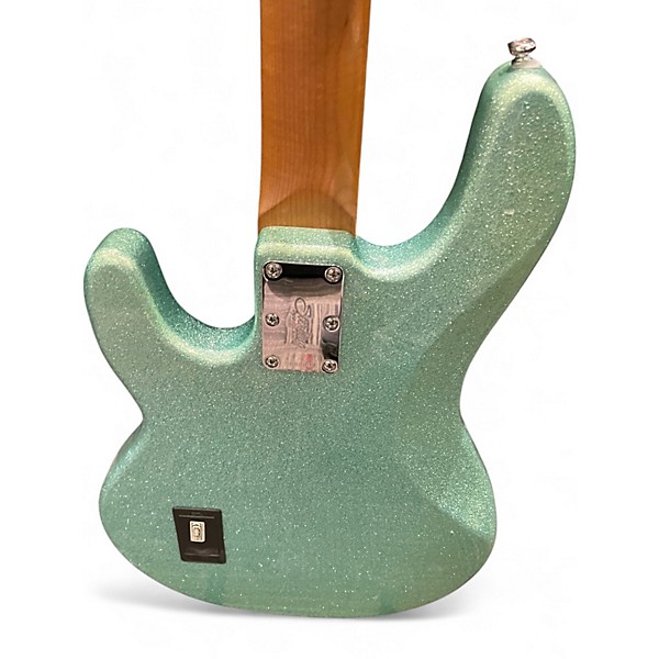 Used Sterling by Music Man Ray34 Blue Electric Bass Guitar