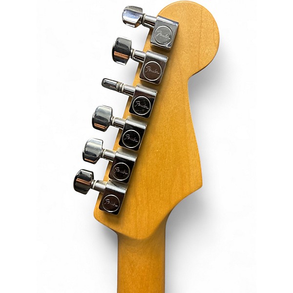 Used Fender American Standard Stratocaster Alpine White Solid Body Electric Guitar