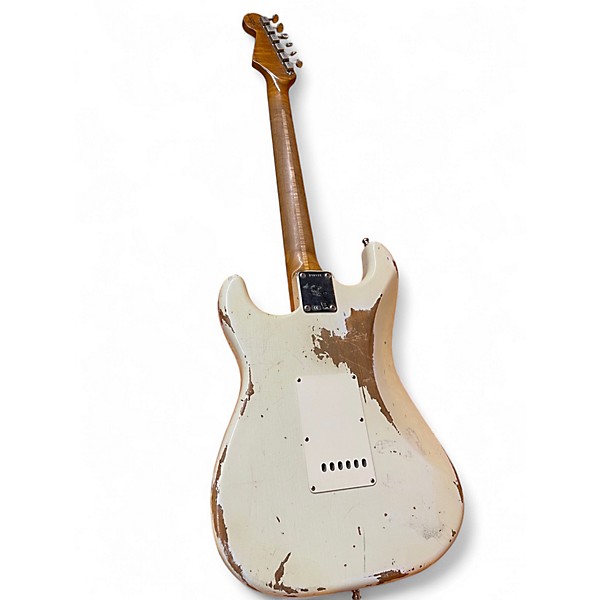 Used Fender Custom Shop GT11 Sweetwater Dealer Select Stratocaster Olympic White Solid Body Electric Guitar