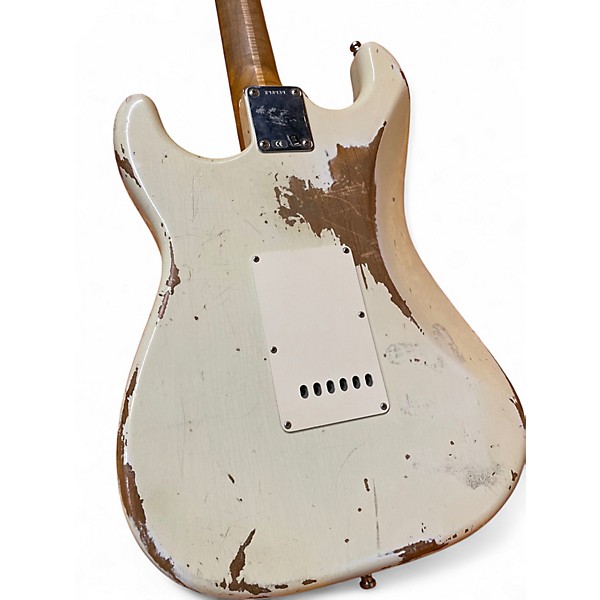 Used Fender Custom Shop GT11 Sweetwater Dealer Select Stratocaster Olympic White Solid Body Electric Guitar