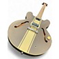Used Epiphone Tom DeLonge Brown Stripe Royal Olive Hollow Body Electric Guitar