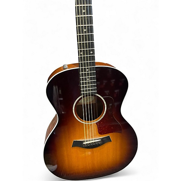 Used 2018 Taylor 214E Deluxe Sunburst Acoustic Electric Guitar
