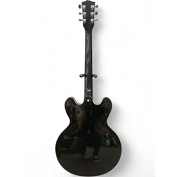 Used Gibson ES335 Dot Reissue Black Hollow Body Electric Guitar