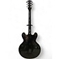 Used Gibson ES335 Dot Reissue Black Hollow Body Electric Guitar