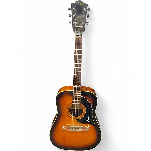 Vintage 1961 Framus TEXAN 2 Tone Sunburst Acoustic Guitar