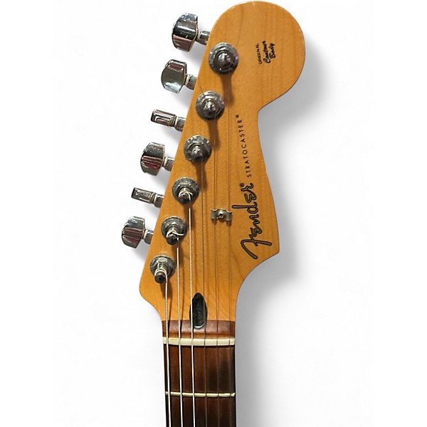 Used Fender Player Stratocaster HSS Candy Apple Red Metallic Solid Body Electric Guitar