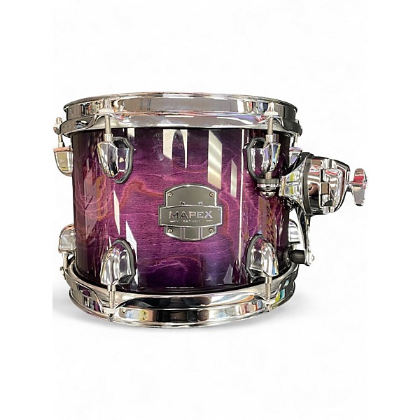 Used Mapex 5 Piece Saturn VI Trans Purple Drum Kit