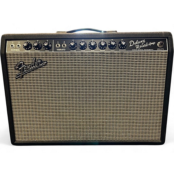 Used Fender 1965 Reissue Deluxe Reverb 22W Tube Guitar Combo Amp