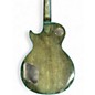 Used Epiphone Les Paul Custom Blue Ghost Flames Solid Body Electric Guitar
