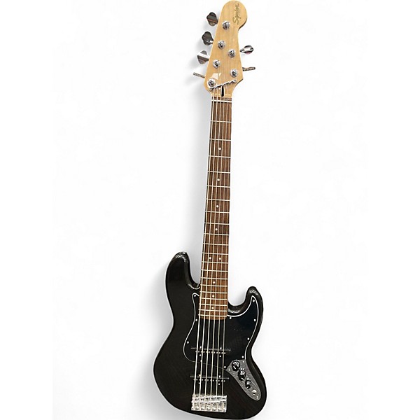 Used Squier Affinity jazz bass VI Black Electric Bass Guitar