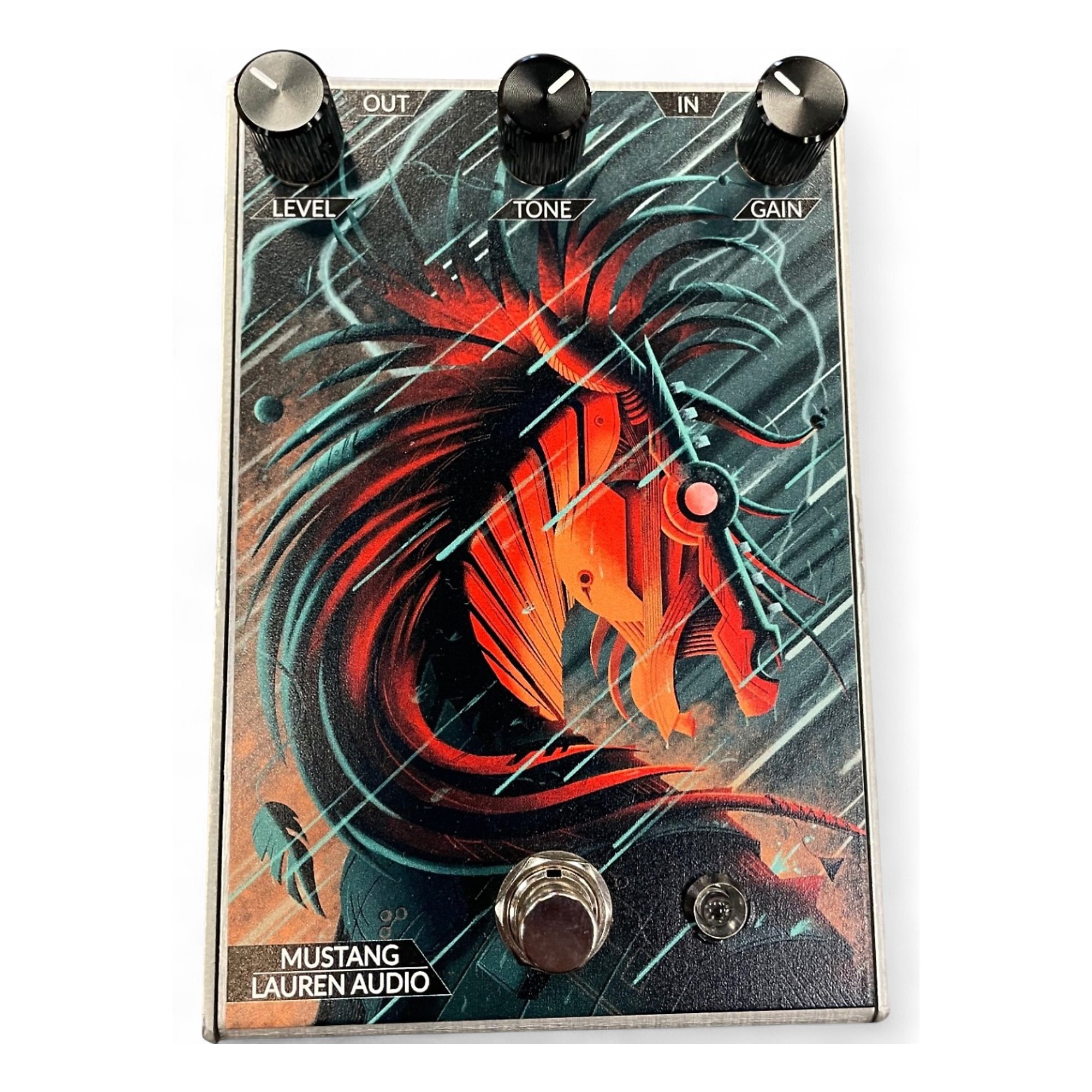 ギター Lauren Audio Mustang Over Drive Used Lauren Audio Mustang Effect Pedal | Guitar Center