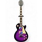 Used Epiphone Les Paul Classic Worn Purple Solid Body Electric Guitar thumbnail