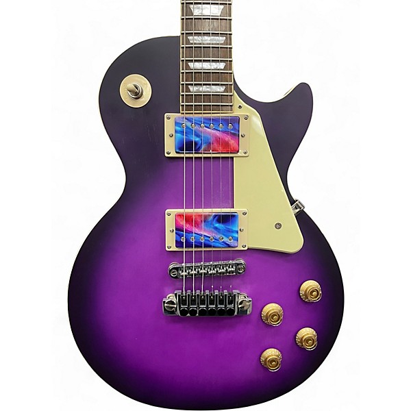 Used Epiphone Les Paul Classic Worn Purple Solid Body Electric Guitar