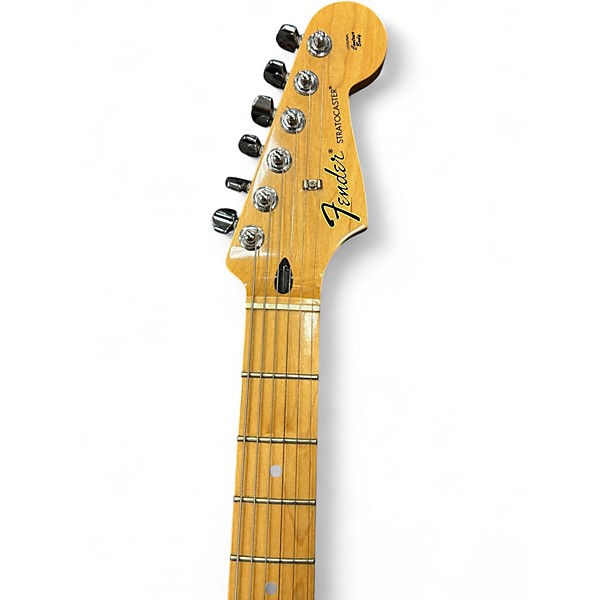 Used Fender HSS Standard Stratocaster Black Solid Body Electric Guitar