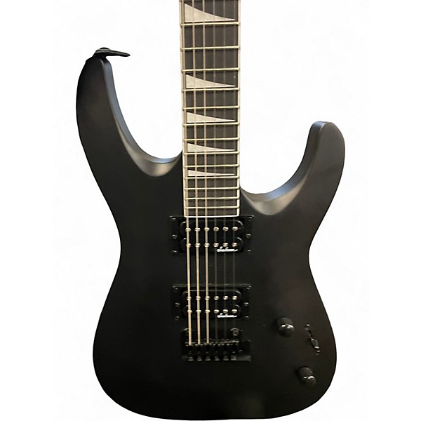 Used Jackson JS22 Dinky Satin Black Solid Body Electric Guitar