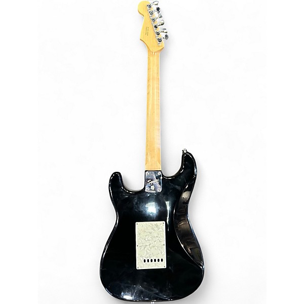 Used Squier Strat Black Solid Body Electric Guitar
