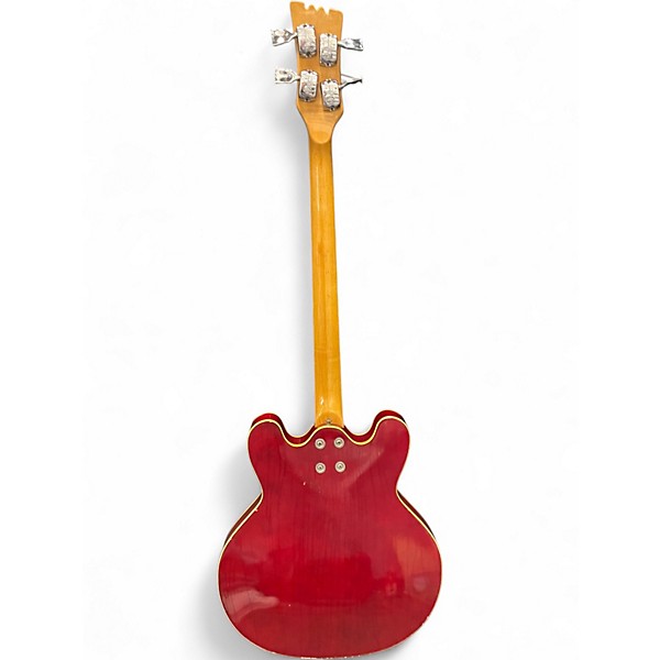 Vintage 1960s Mosrite Gospel Mark X Dakota Red Electric Bass Guitar