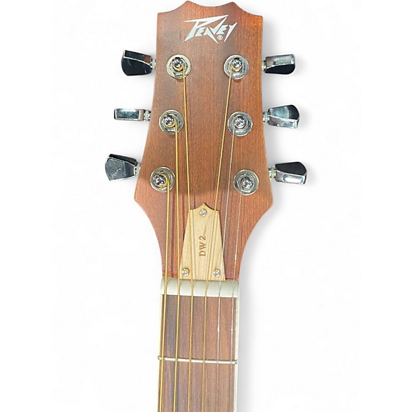 Used Peavey DW2 Natural Acoustic Guitar