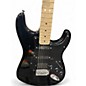 Used Squier Sonic Stratocaster HSS Black Solid Body Electric Guitar