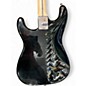Used 2023 Squier Sonic Stratocaster Black Solid Body Electric Guitar