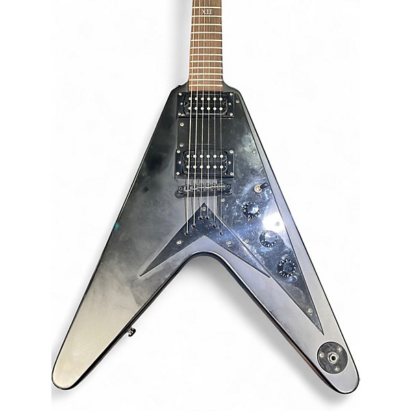 Used Epiphone Gothic '58 Flying V Black Solid Body Electric Guitar