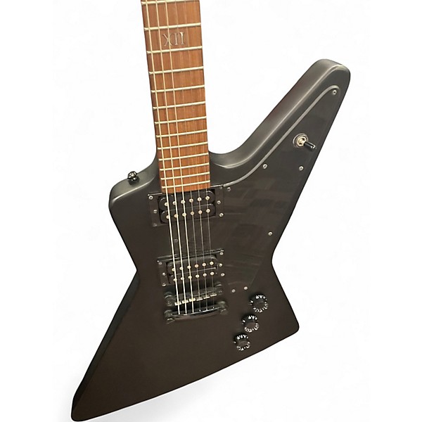 Used Epiphone Gothic 1958 Explorer Black Solid Body Electric Guitar