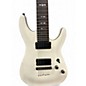 Used Schecter Guitar Research Demon 7 String White Solid Body Electric Guitar