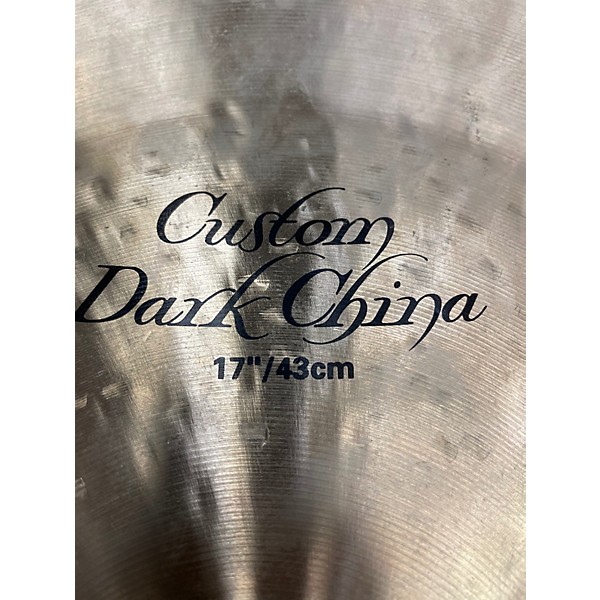 Used Zildjian 17in K Custom Dark China Cymbal