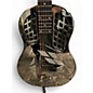 Used Recording King RM-991 nickel tricone resonator Silver Acoustic Guitar