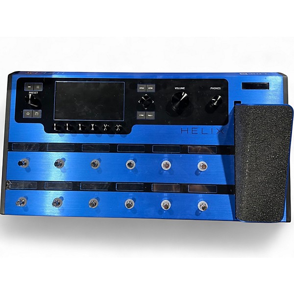 Used Line 6 Helix Floor Blue Effect Processor