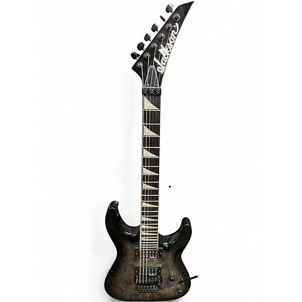 Used Jackson JS32 Dinky Trans Black Solid Body Electric Guitar