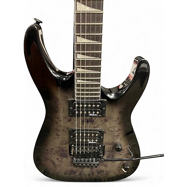 Used Jackson JS32 Dinky Trans Black Solid Body Electric Guitar