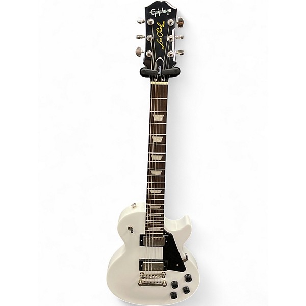 Used Epiphone Les Paul Studio White Solid Body Electric Guitar