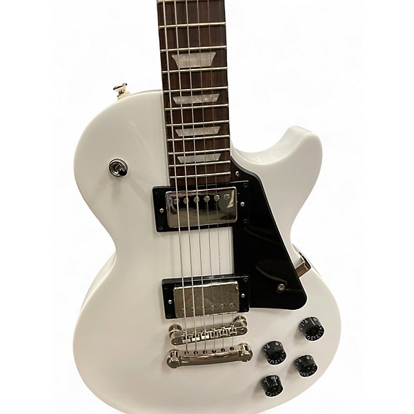 Used Epiphone Les Paul Studio White Solid Body Electric Guitar