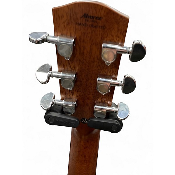Used Alvarez AF70 Folk Blue Acoustic Electric Guitar