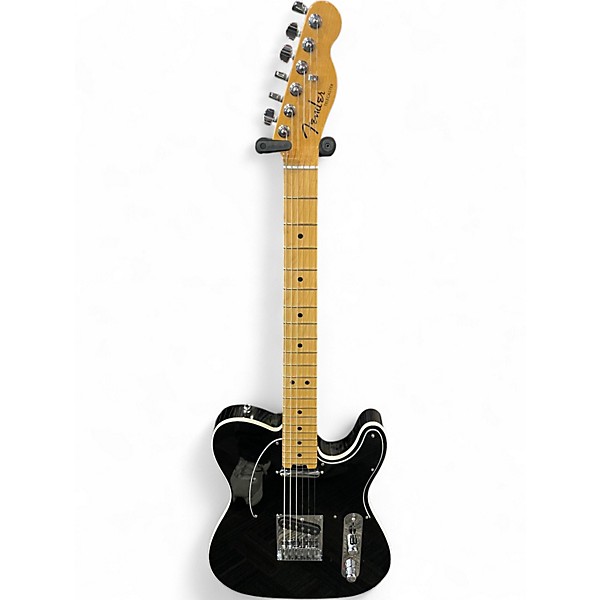 Used Fender American Elite Telecaster Black Solid Body Electric Guitar