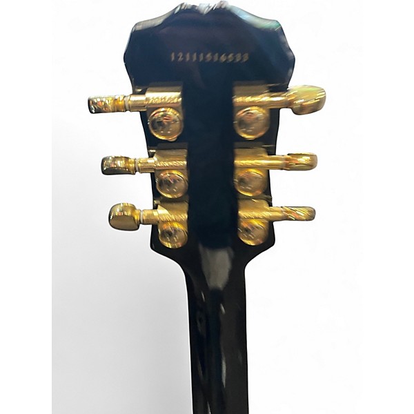 Used Epiphone Les Paul Custom Pro Ebony Solid Body Electric Guitar