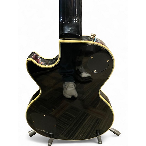Used Epiphone Les Paul Custom Pro Ebony Solid Body Electric Guitar